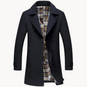 Herman - strapazierfähiger winddichter herren-trenchcoat mit design
