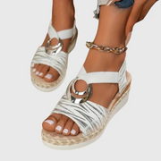 Hanna | Damen Orthopädische Schnallenriemen Sandalen
