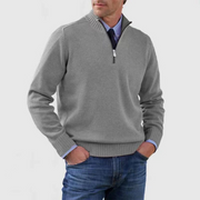 Herrenpullover Mit Halbem Reißverschluss | Langarm