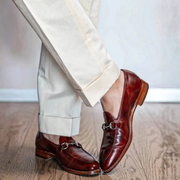 Ravid - Lederschuhe mit Schnallendetail