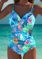 Giulia | Eleganter Badeanzug mit Wasserdesign