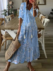 Heidi-Mode | Sommer Midi Kleid mit Licht Design