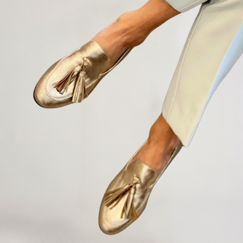 Rhea | Goldene Mokassins