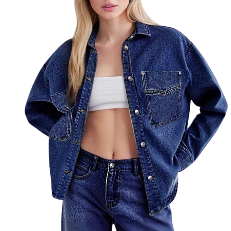 Celina | Elegante Jacke im entspannten Vintage-Stil