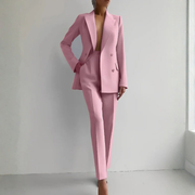 Elke | Damen Zweiteiler Blazer Hosen Set