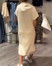 Saskia™ | Lässiges Hoodiekleid