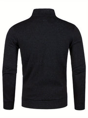 Grzegorz – Langärmelige Strickjacke Mit Reißverschluss