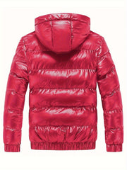 Lässige Winter-Daunenjacke Für Herren | Langarm