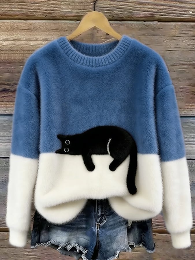 Elisa | Weicher Damen Strickpullover klassisch