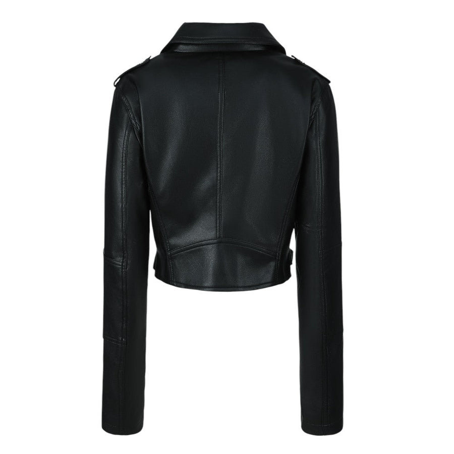 Kaya | Leder Langarm Jacke