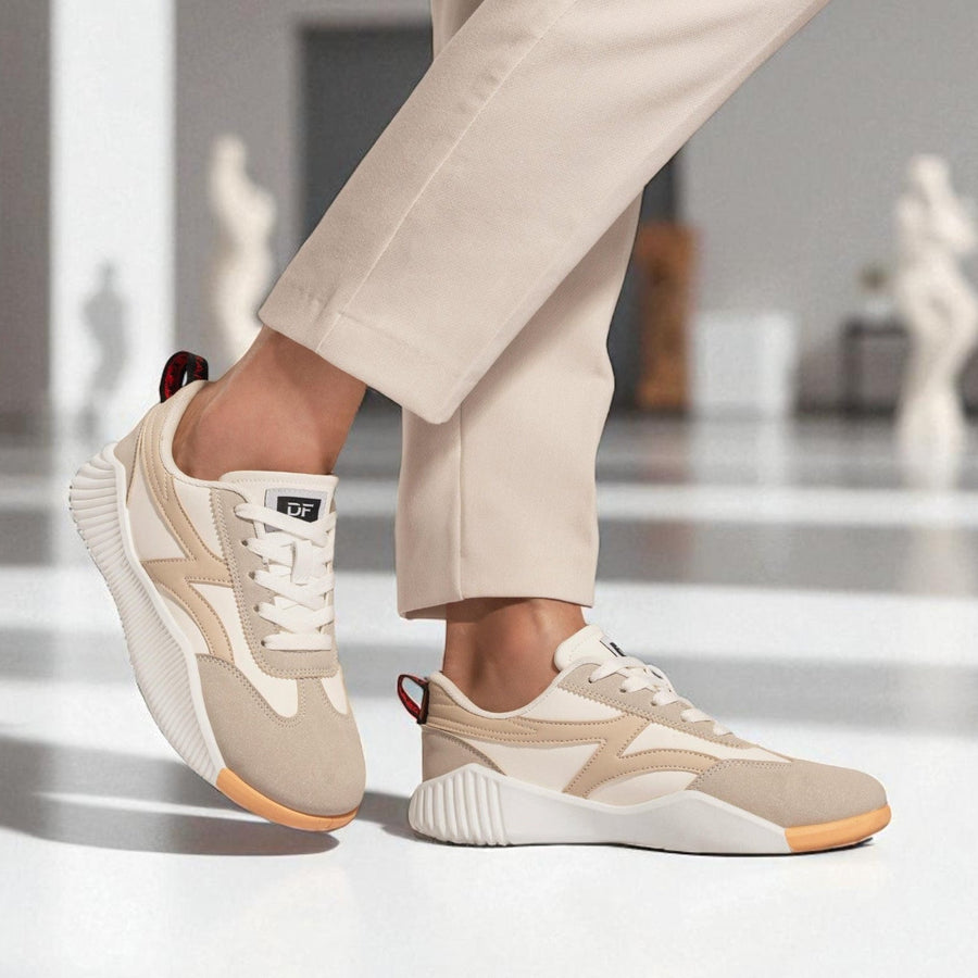 Orthopädische Schnür-Sneaker für Damen | Fußgewölbestütze