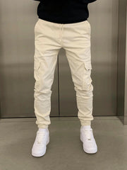 Finn | Bequeme Stretch-Cargohose Herren stilvoll