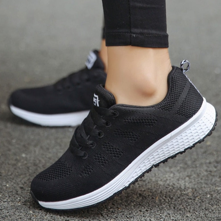 Emma | Damen Schnür Casual Walking Sneaker