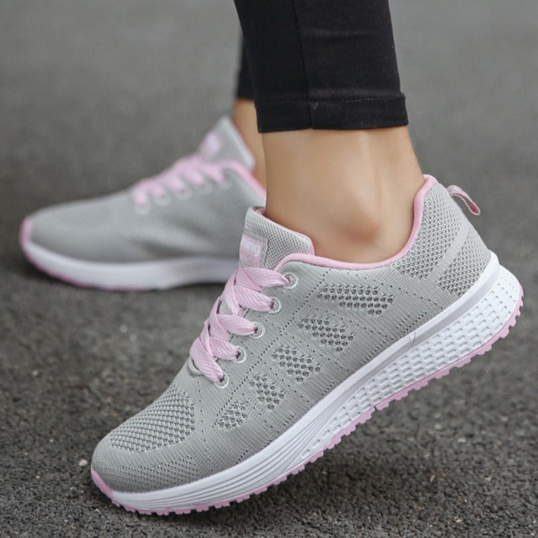 Emma | Damen Schnür Casual Walking Sneaker