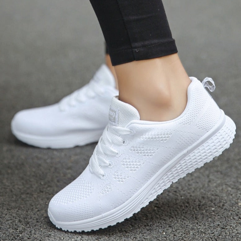 Emma | Damen Schnür Casual Walking Sneaker