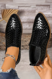 Xandra Orthopädische Oxford-Schuhe aus Leder | Schwarz
