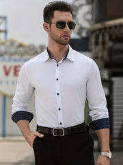 Alexander | Elegantes Businesshemd mit Kontrastdetails