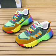 Hina - bunte klobige Turnschuhe für Damen | Multicolor Design Sneaker Damen