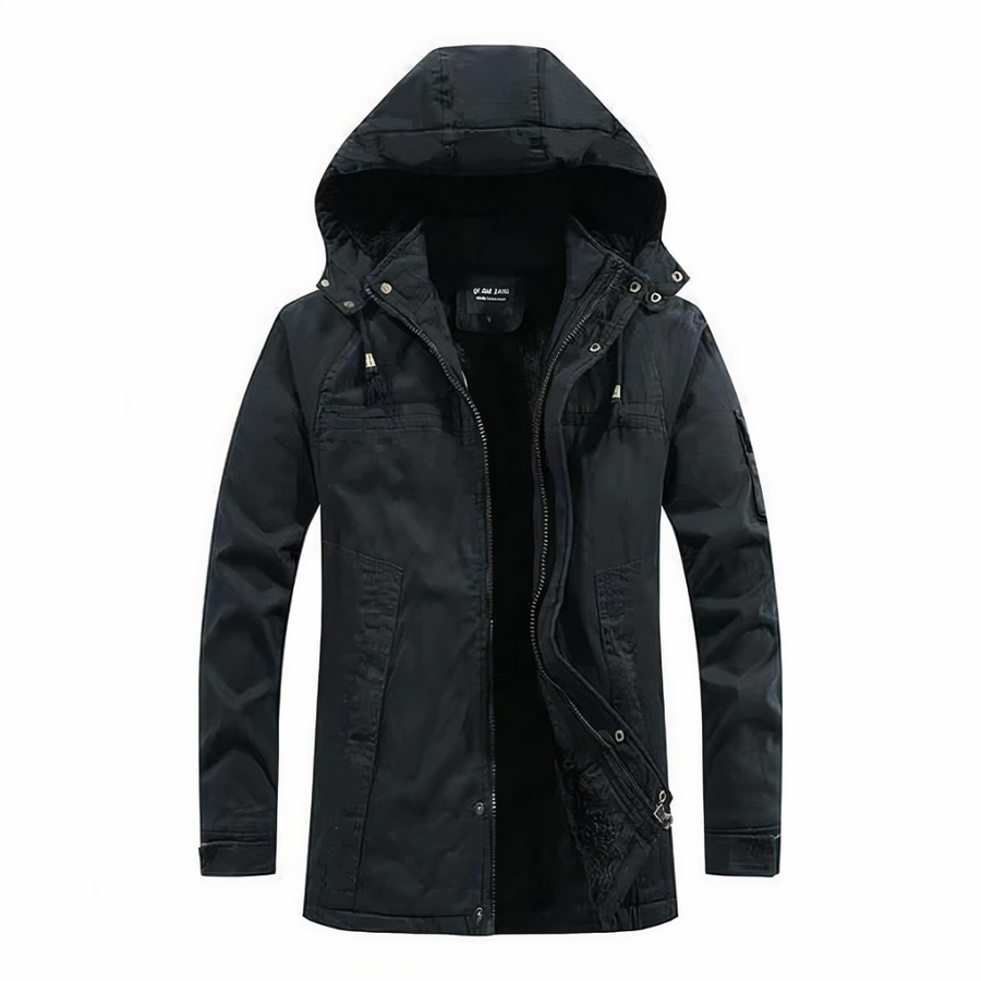 Stilvolle Winterjacke Für Herren | Mit Kapuze