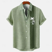 Friedrich – Sommerliches Herren-Hemd mit Palmen-Print