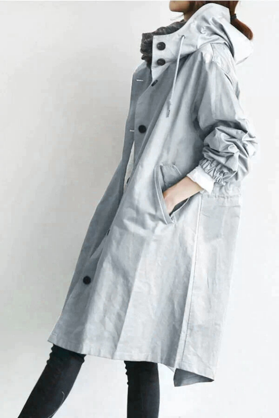 Dolly Stilvoller Trenchcoat | Grau