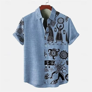 Friedrich – Sommerliches Herren-Hemd mit Palmen-Print