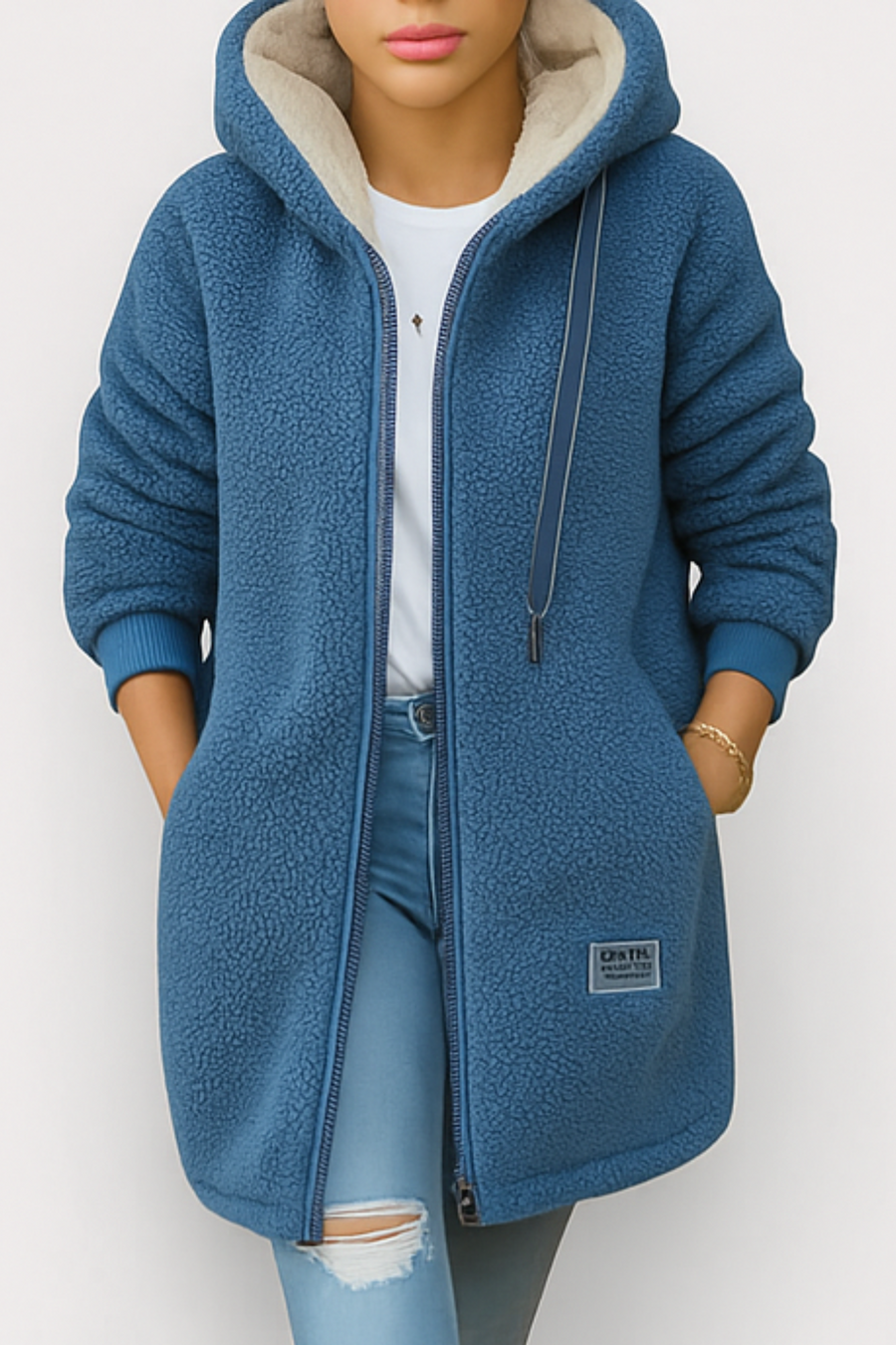 Serena Fleecejacke | Blau