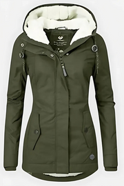 Andrea Gepolsterte Komfortjacke | Grün