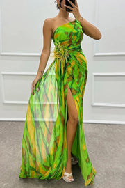 Fenna™ - Lebendige Elegante Drapierte Kleid