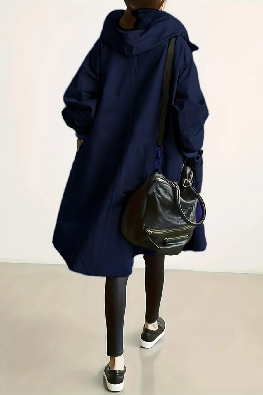 Dolly Stilvoller Trenchcoat | Marineblau