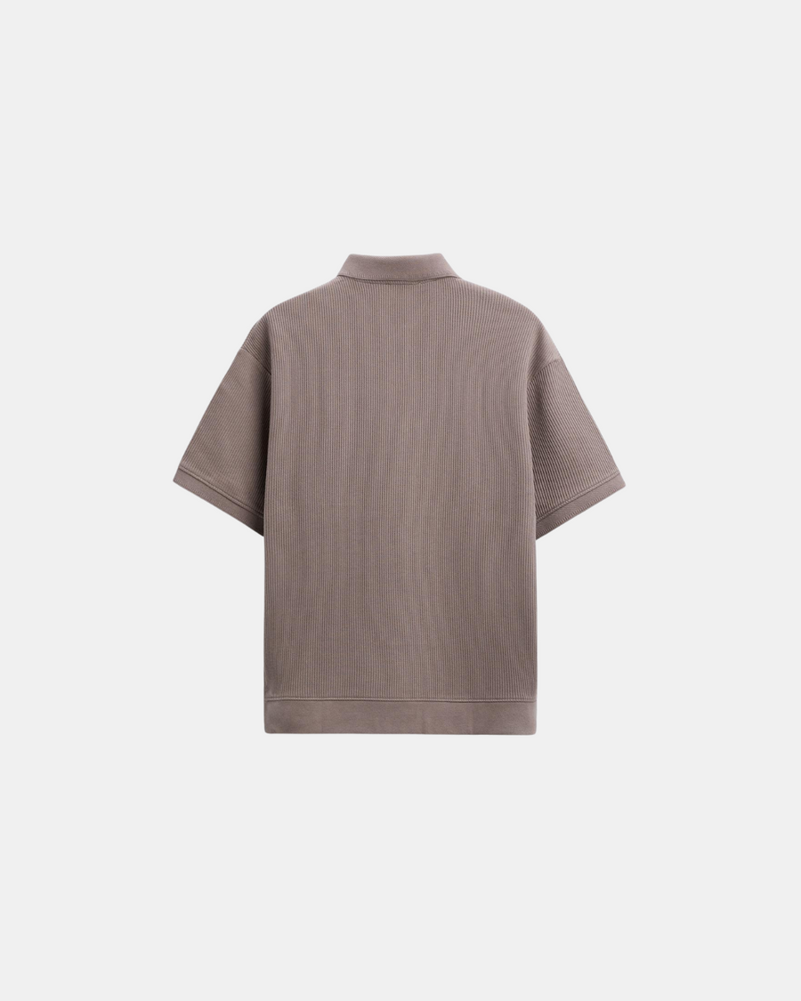 Herren-Strick-Poloshirt – Strukturierter Smart-Casual-Look