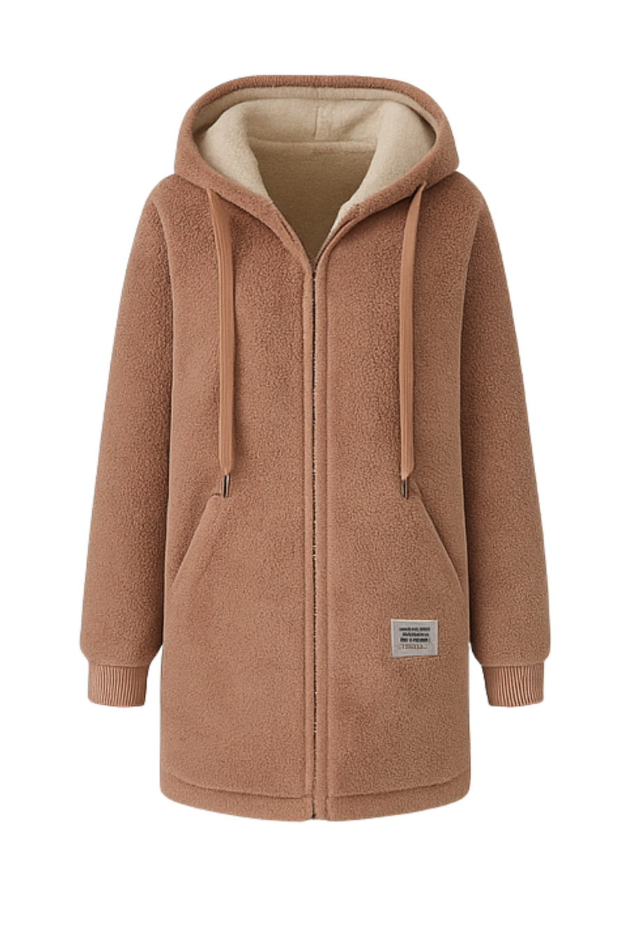 Serena Fleecejacke | Braun