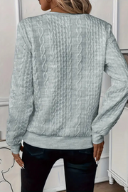 Melanie Vielseitiger Herbstpullover | Blau
