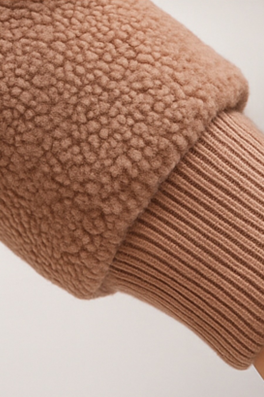 Serena Fleecejacke | Braun