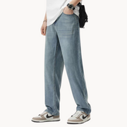 Teofilo - Stilvolle Hose Mit Weitem Bein