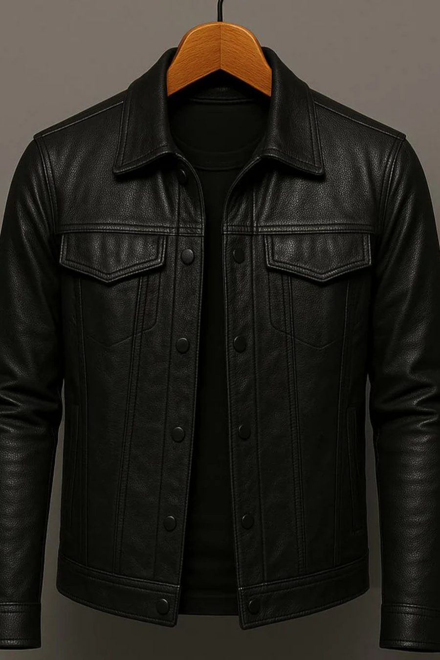 Robin Rider Lederjacke | Schwarz
