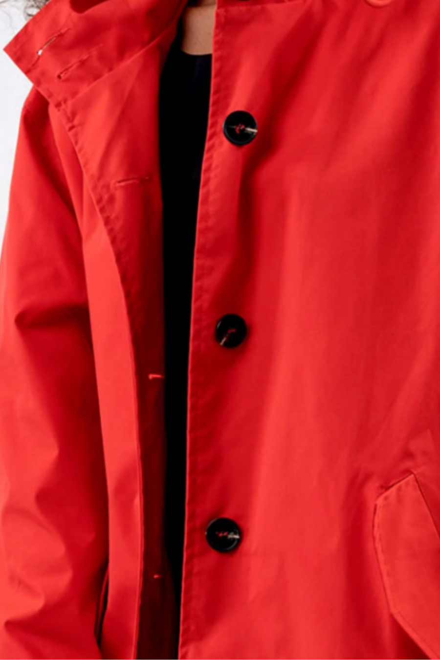 Dolly Stilvoller Trenchcoat | Rot