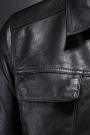 Robin Rider Lederjacke | Schwarz