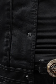 Robin Rider Lederjacke | Schwarz
