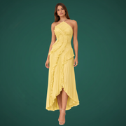 Imogen Maxi Kleid | Ärmelloses Halter Rückenfreies Sommerkleid
