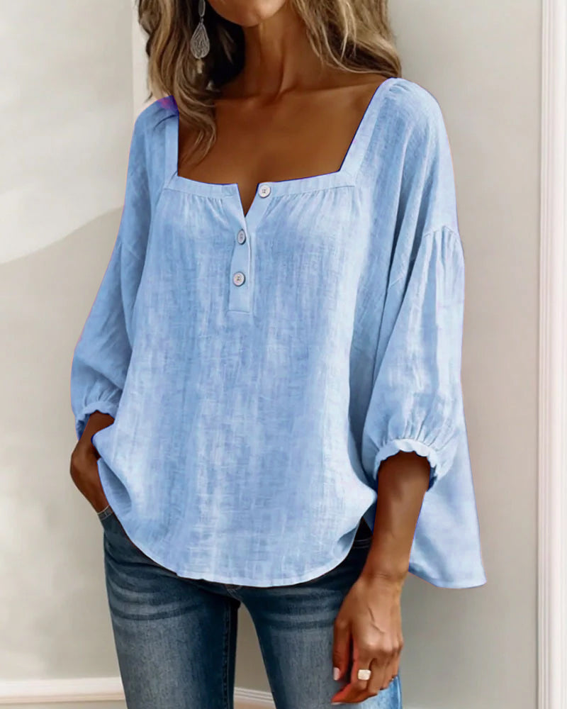 Karla | Stilvolle Damenbluse im Casual Look