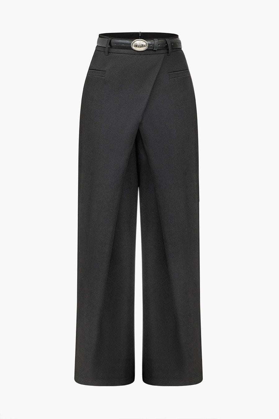Elena | Elegante High-Waist Hose mit Wickeldetail