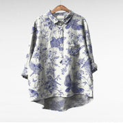 CLAIRE | ELEGANTE SOMMERBLUSE AUS LEINEN
