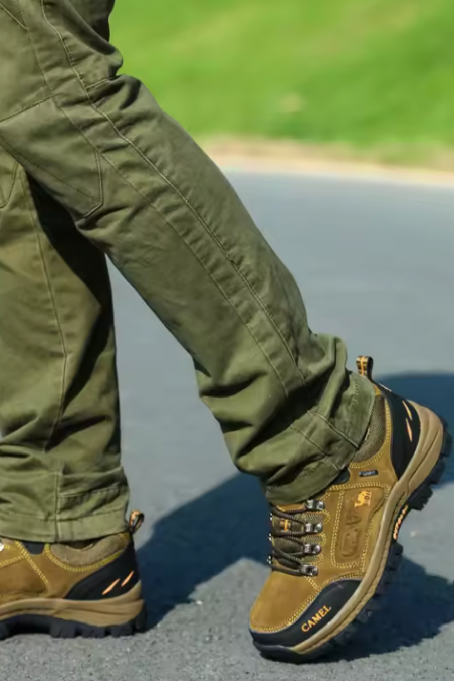 Amelio Innovative Wanderschuhe | Khaki