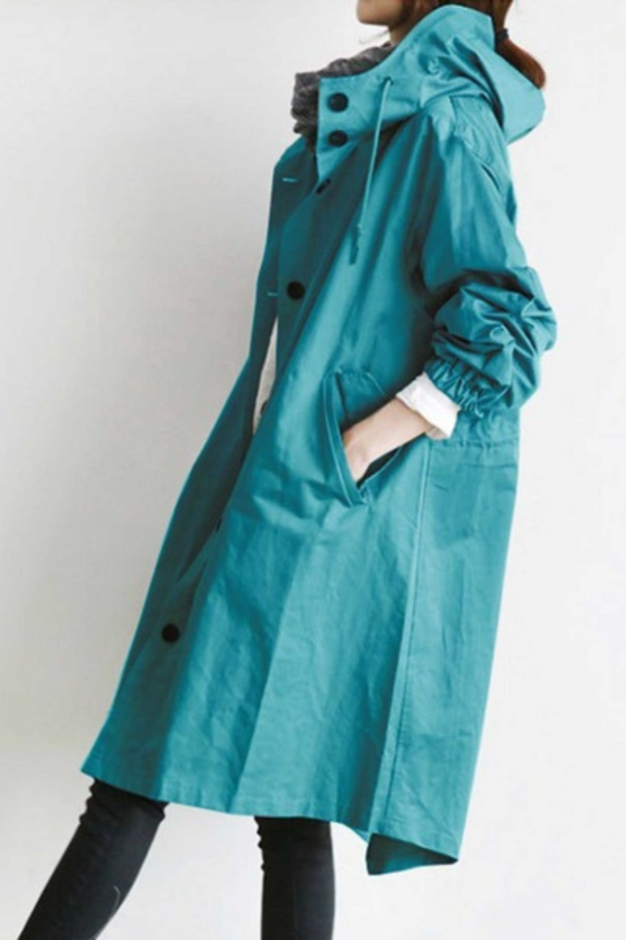 Dolly Stilvoller Trenchcoat | Hellblau