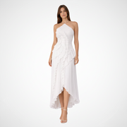 Imogen Maxi Kleid | Ärmelloses Halter Rückenfreies Sommerkleid