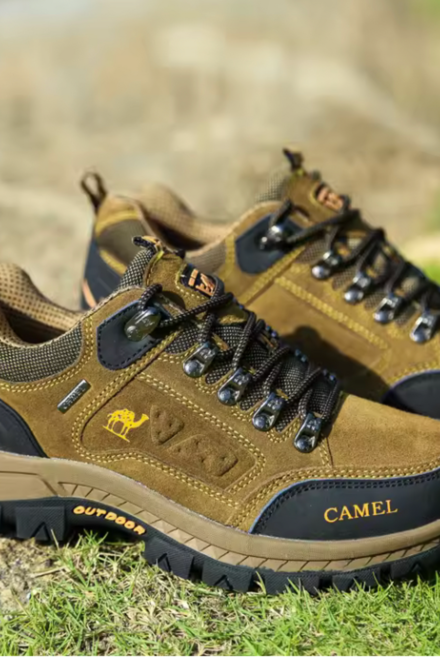 Amelio Innovative Wanderschuhe | Khaki