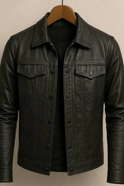 Robin Rider Lederjacke | Dunkelgrau