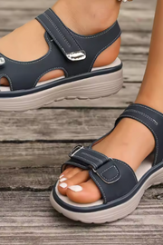 Tonya Orthopädische Ledersandalen | Blau