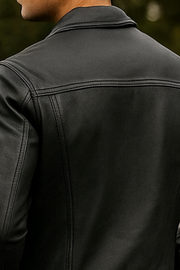 Robin Rider Lederjacke | Dunkelgrau
